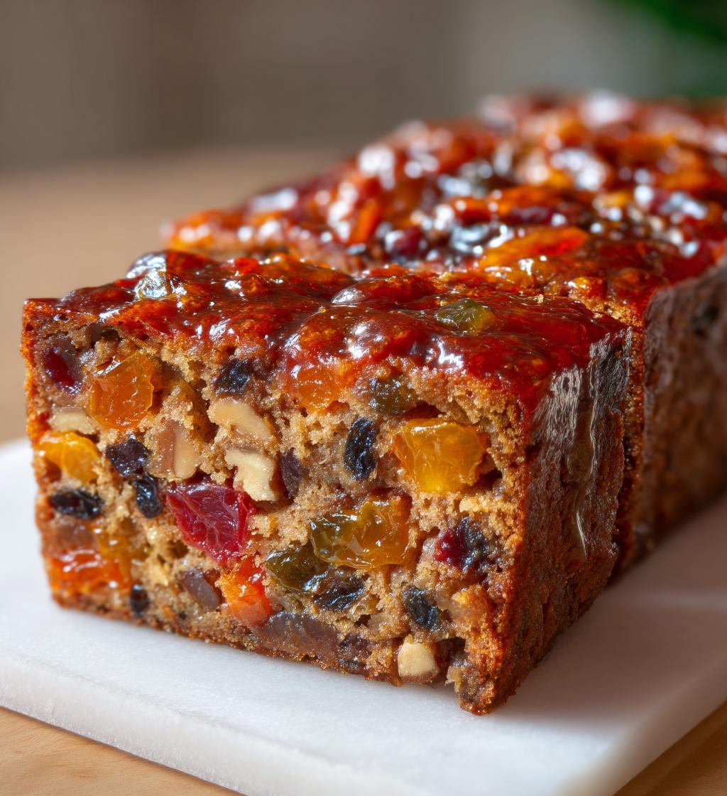 Heavenly Moist Fruitcake - detail 1