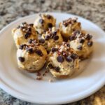 High Protein Frozen Peanut Butter Greek Yogurt Bites