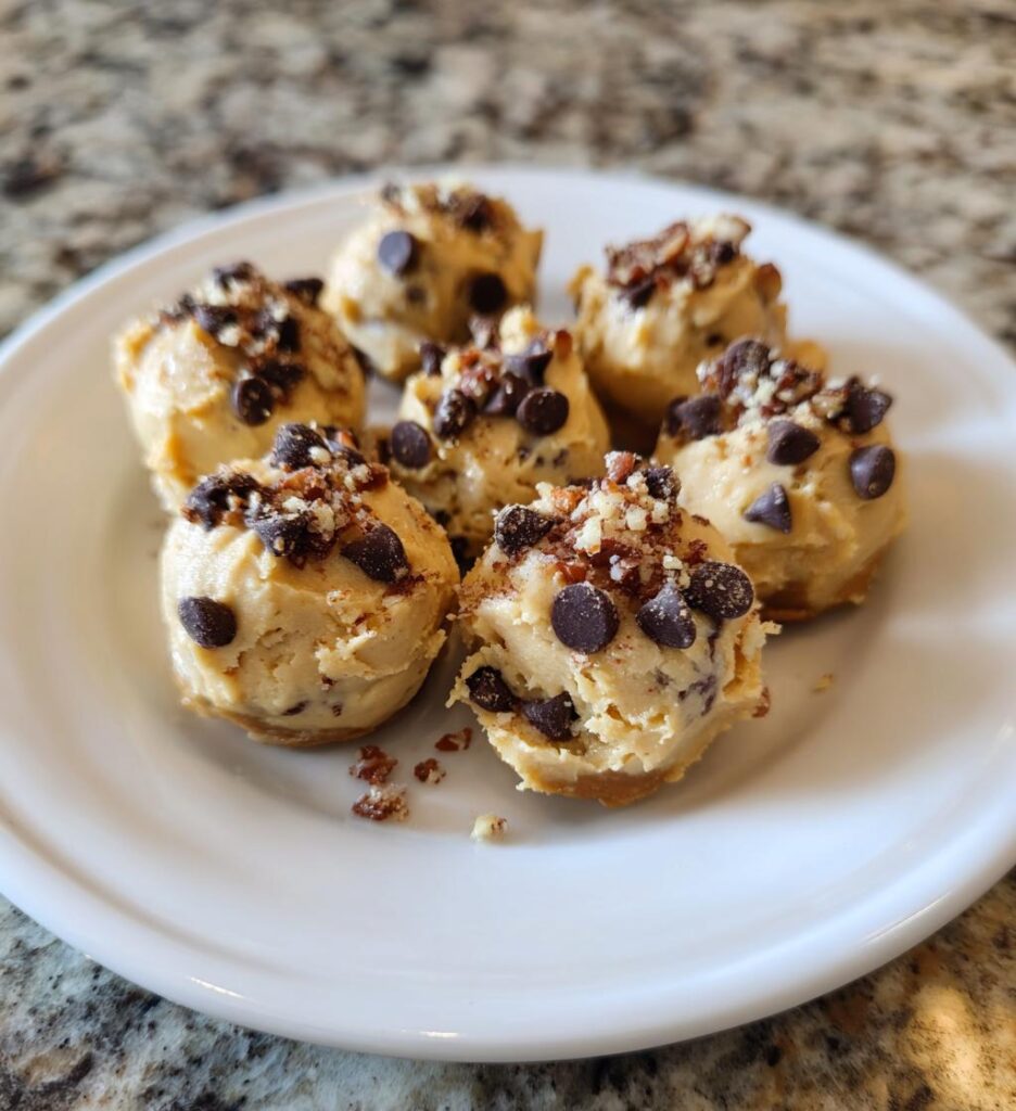 High Protein Frozen Peanut Butter Greek Yogurt Bites
