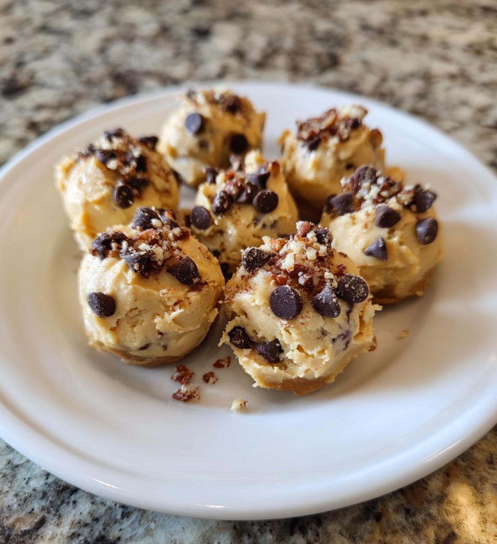High Protein Frozen Peanut Butter Greek Yogurt Bites