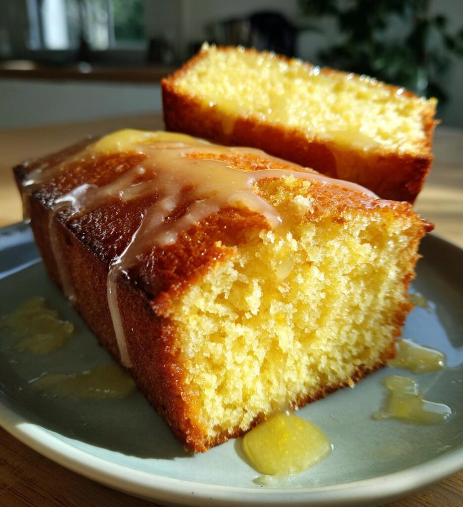 Homemade Moist Lemon Cake with Secret Sauce
