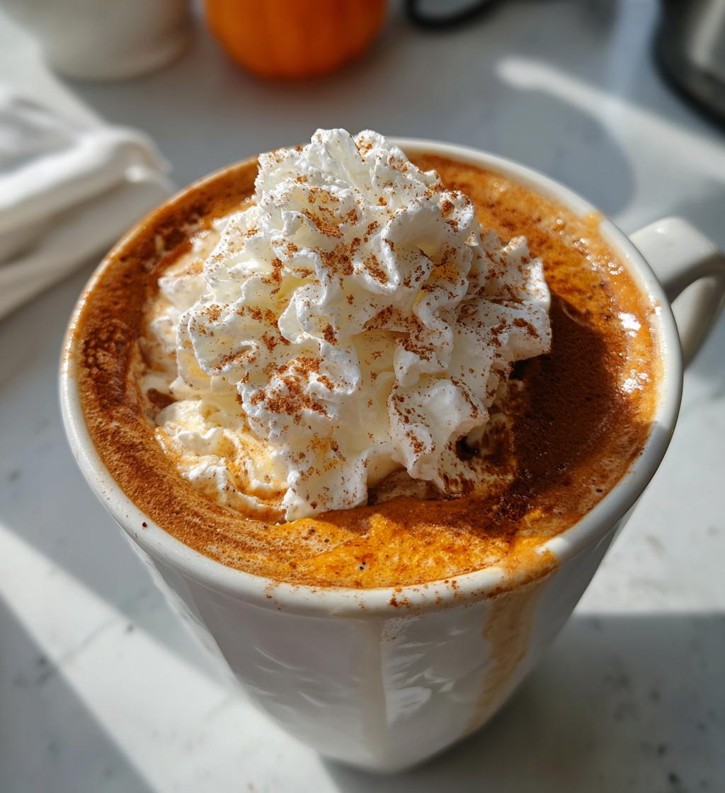 Homemade Pumpkin Spice Hot Chocolate