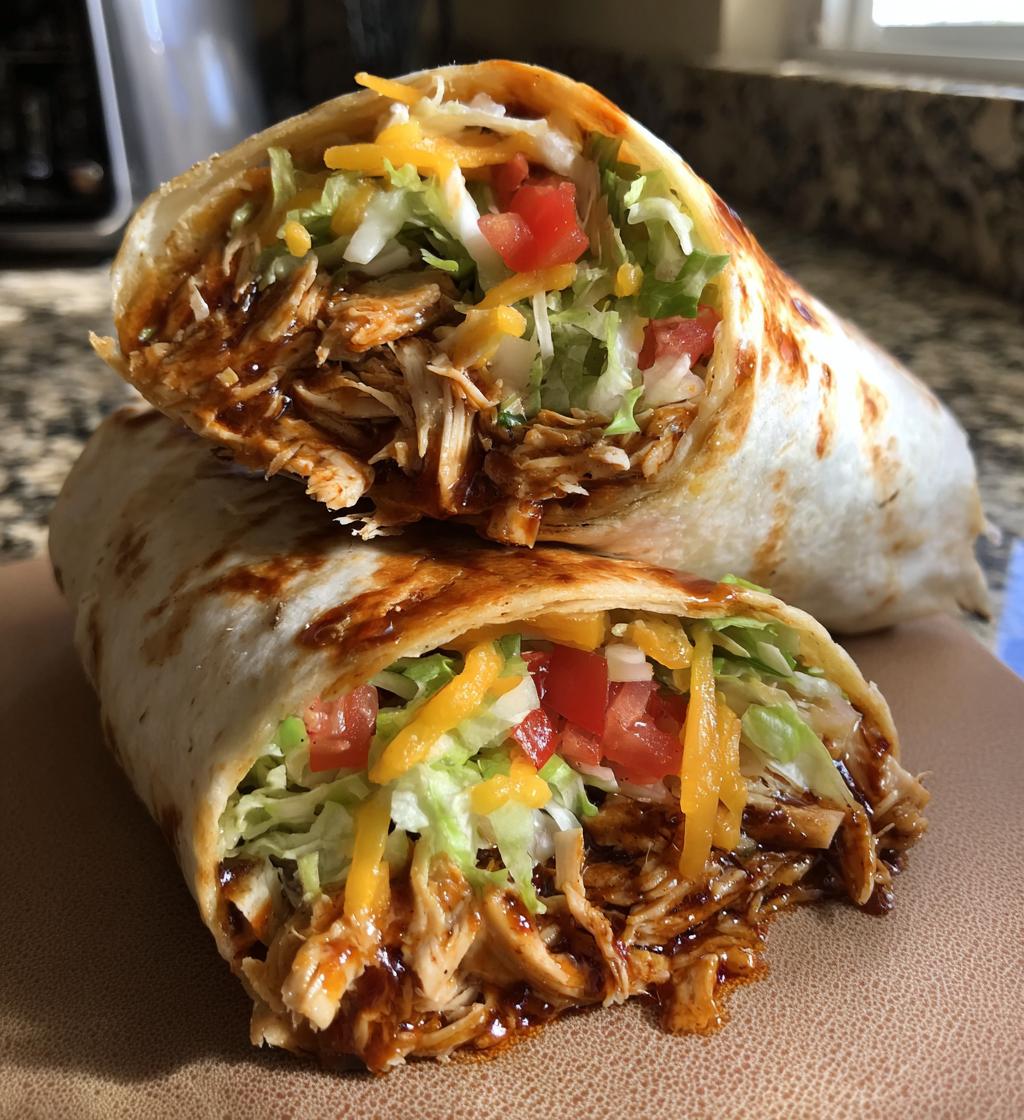 Honey Bbq Chicken Wraps - detail 1