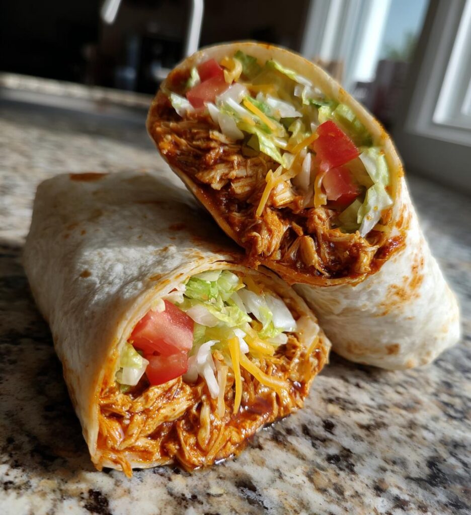 Honey Bbq Chicken Wraps