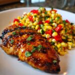 Honey Bbq Chicken with Zesty Corn Salad