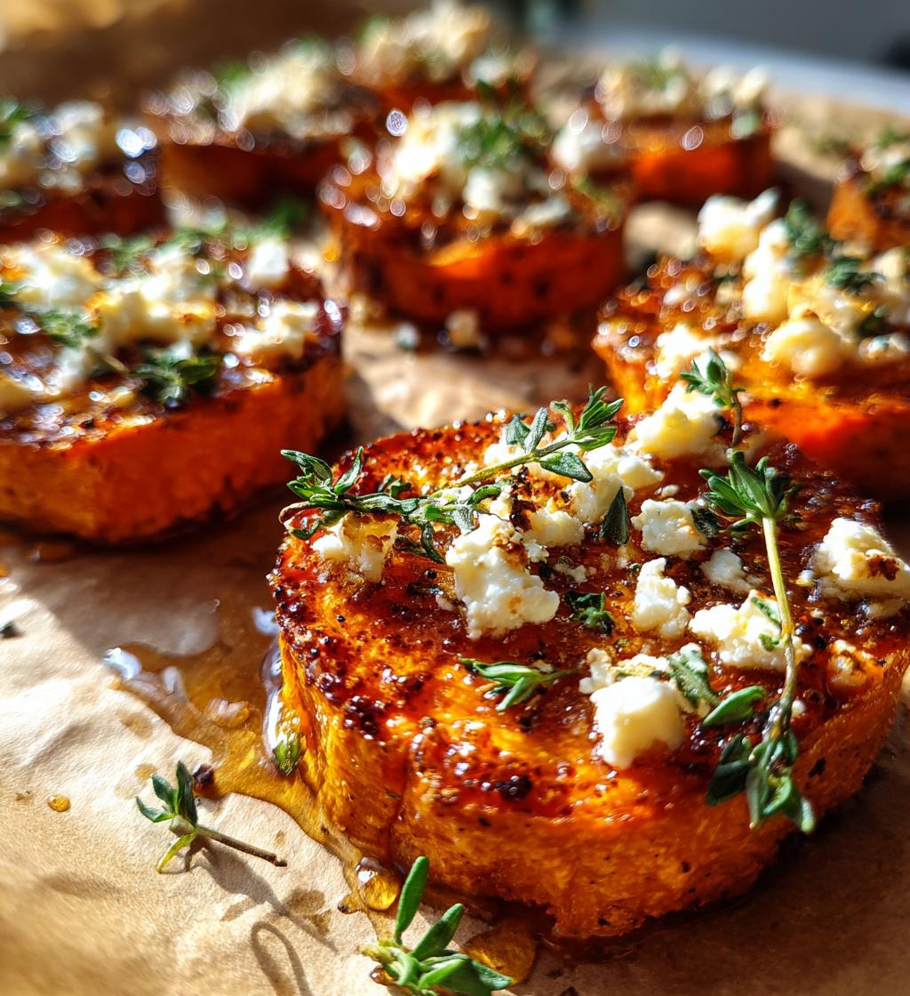Honey Feta Sweet Potato Rounds - detail 1