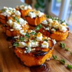 Honey Feta Sweet Potato Rounds