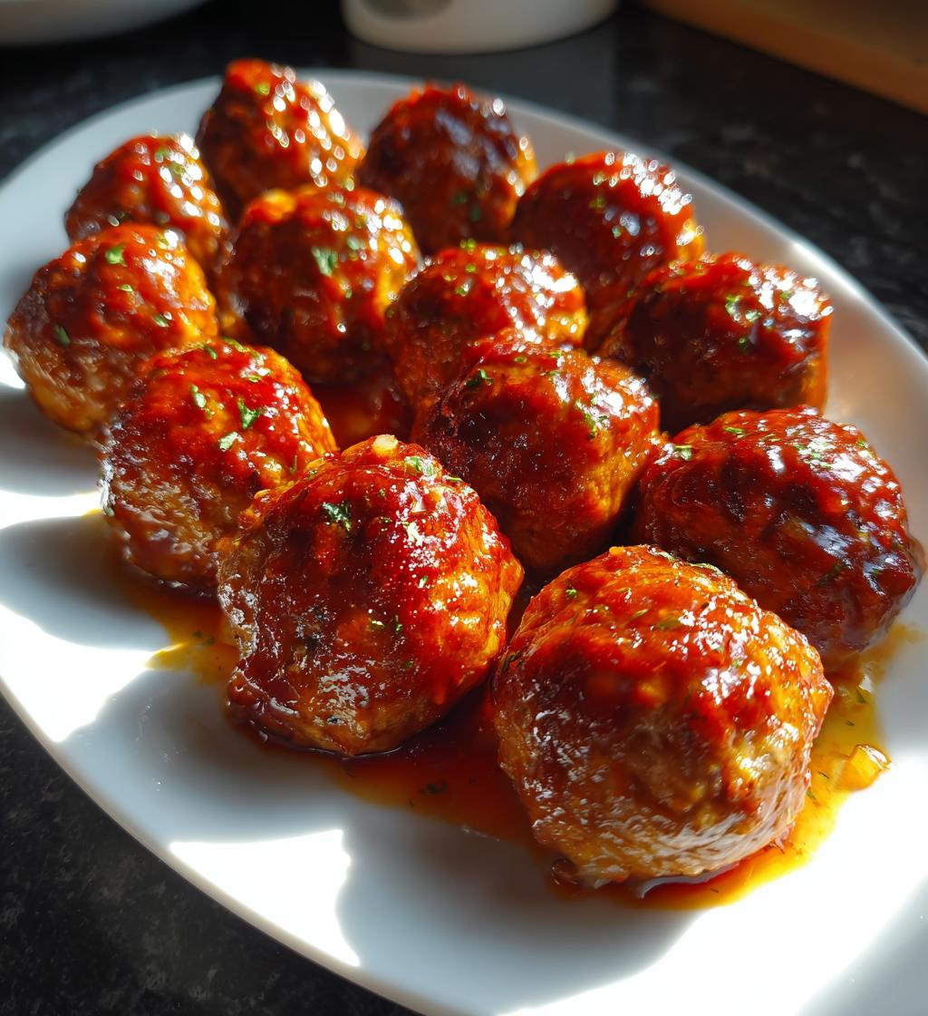 Honey Garlic Bbq Crockpot Meatballs - detail 1