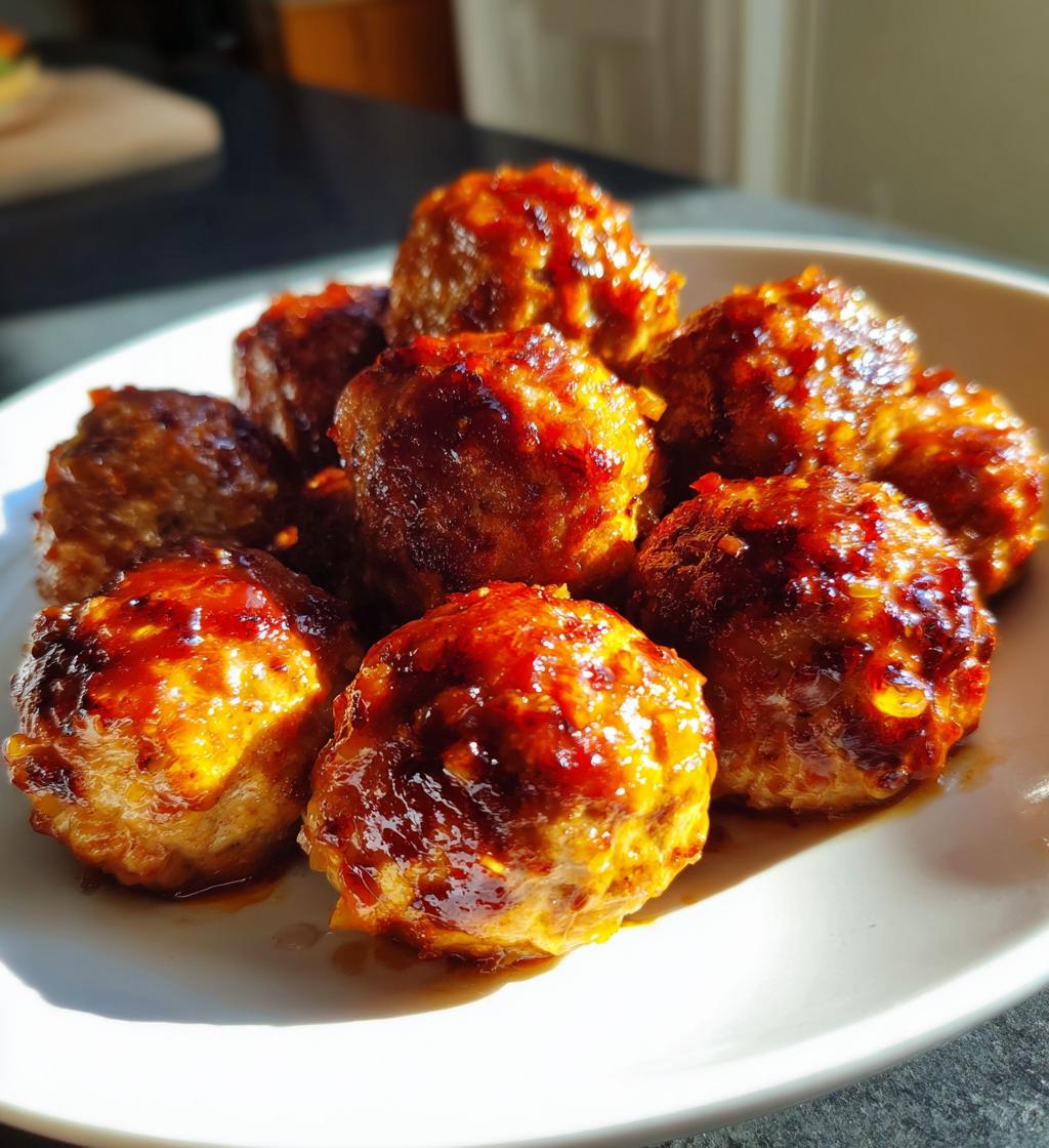 Honey Garlic Bbq Crockpot Meatballs
