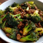 Honey Garlic Ground Beef and Broccoli