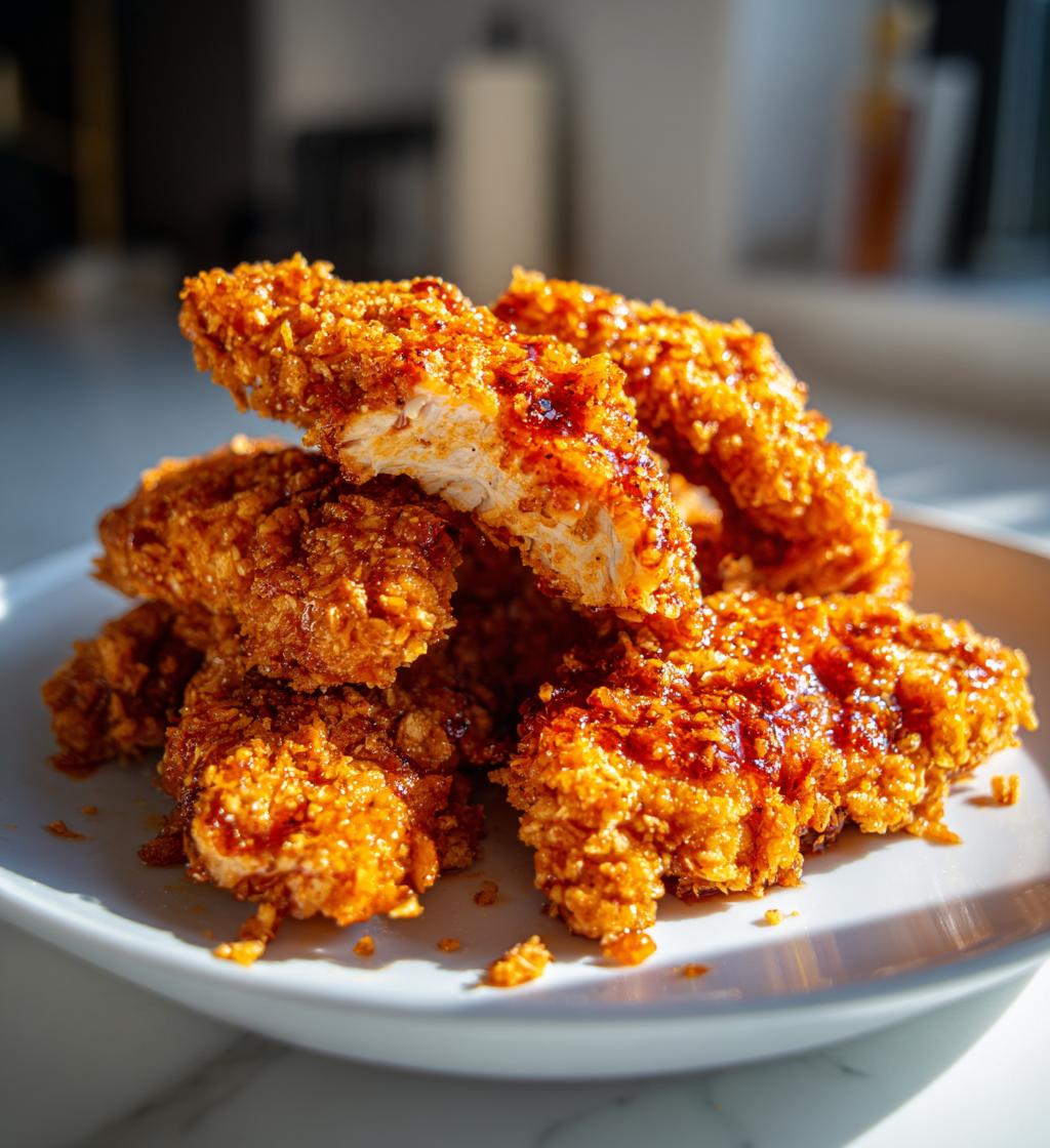Honey Sriracha Chicken Tenders Oven Baked - detail 1