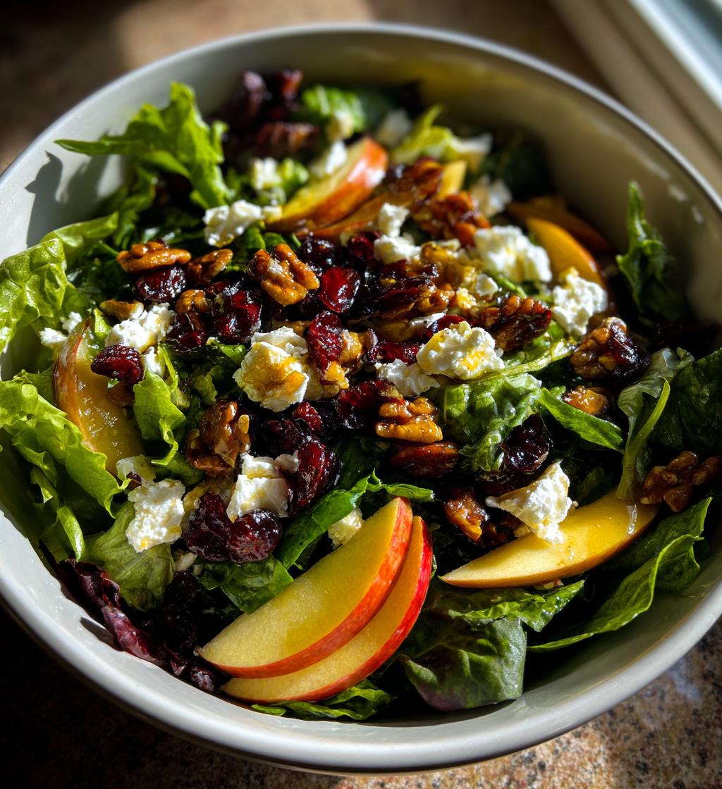 Honeycrisp Apple and Feta Salad - detail 1