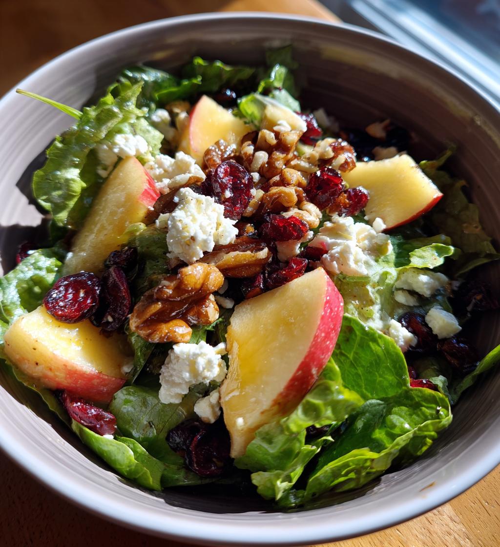 Honeycrisp Apple and Feta Salad