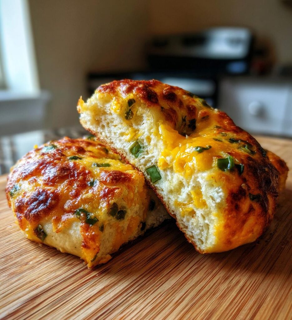 Jalapeno Cheddar Yogurt Bagels
