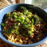 Korean Style Ground Beef Ramen