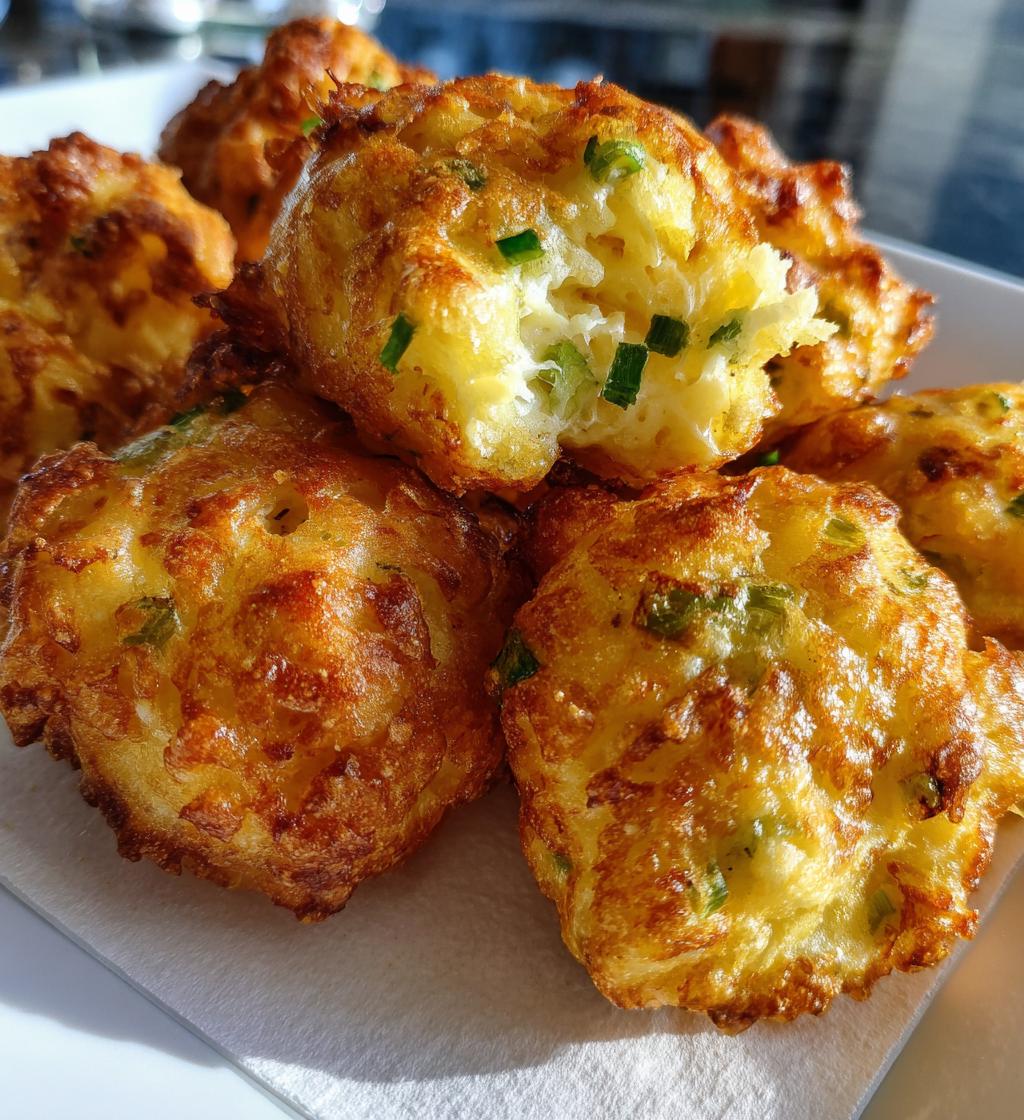 Leftover Mashed Potato Cheese Puffs