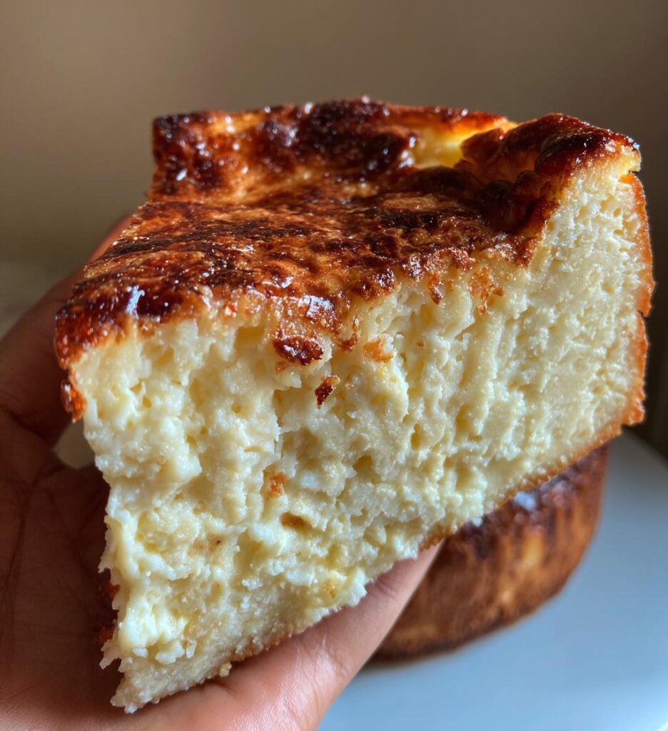 Loaf Pan Basque Cheesecake