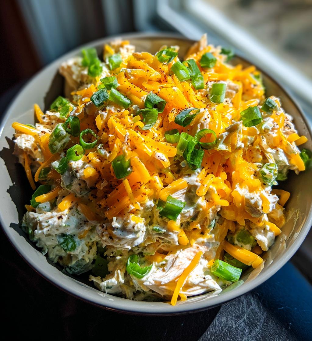 Low Carb Jalapeno Popper Cottage Cheese Chicken Salad - detail 1