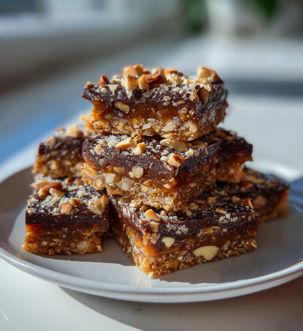 Make-Ahead Chocolate Almond Toffee Bars