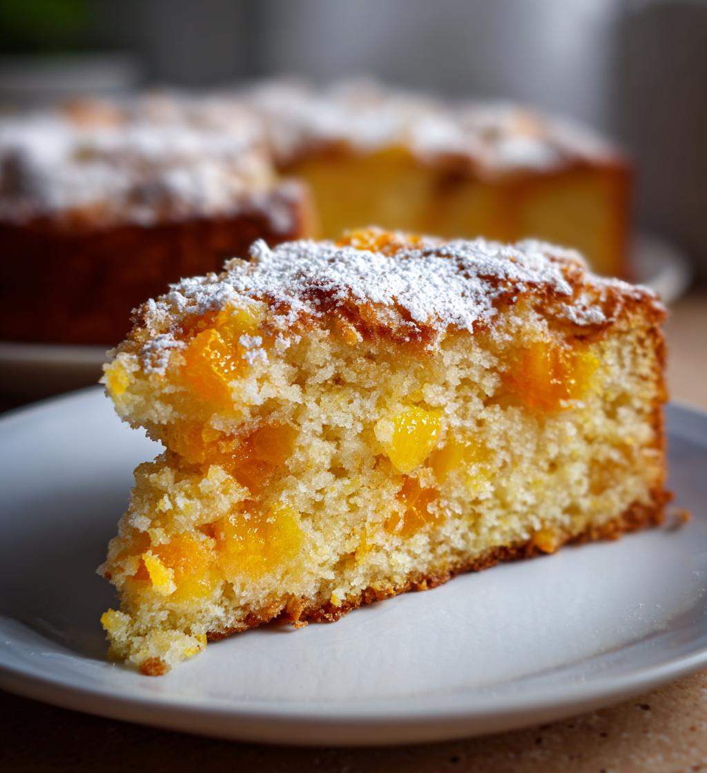 Mandarin Orange Pineapple Cake - detail 1