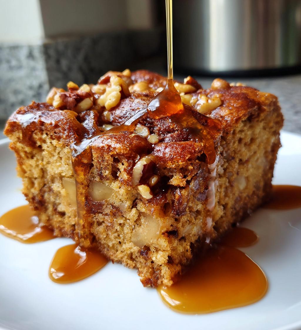 Maple Glazed Apple Blondies - detail 1
