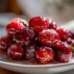 Maple Sugared Cranberries