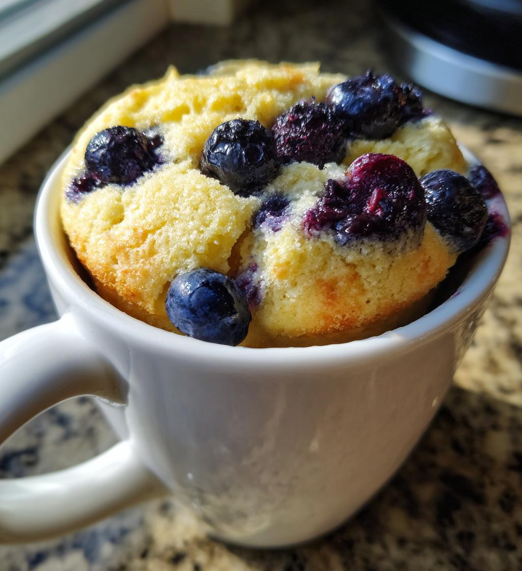 Microwave Blueberry Muffin Mug - detail 1