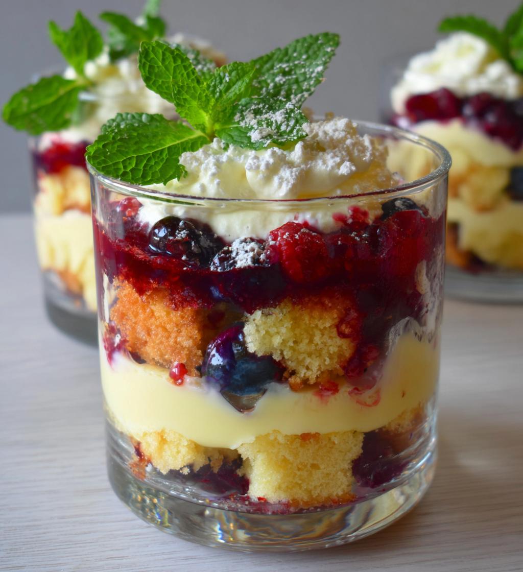 Mini Christmas Trifles - detail 1