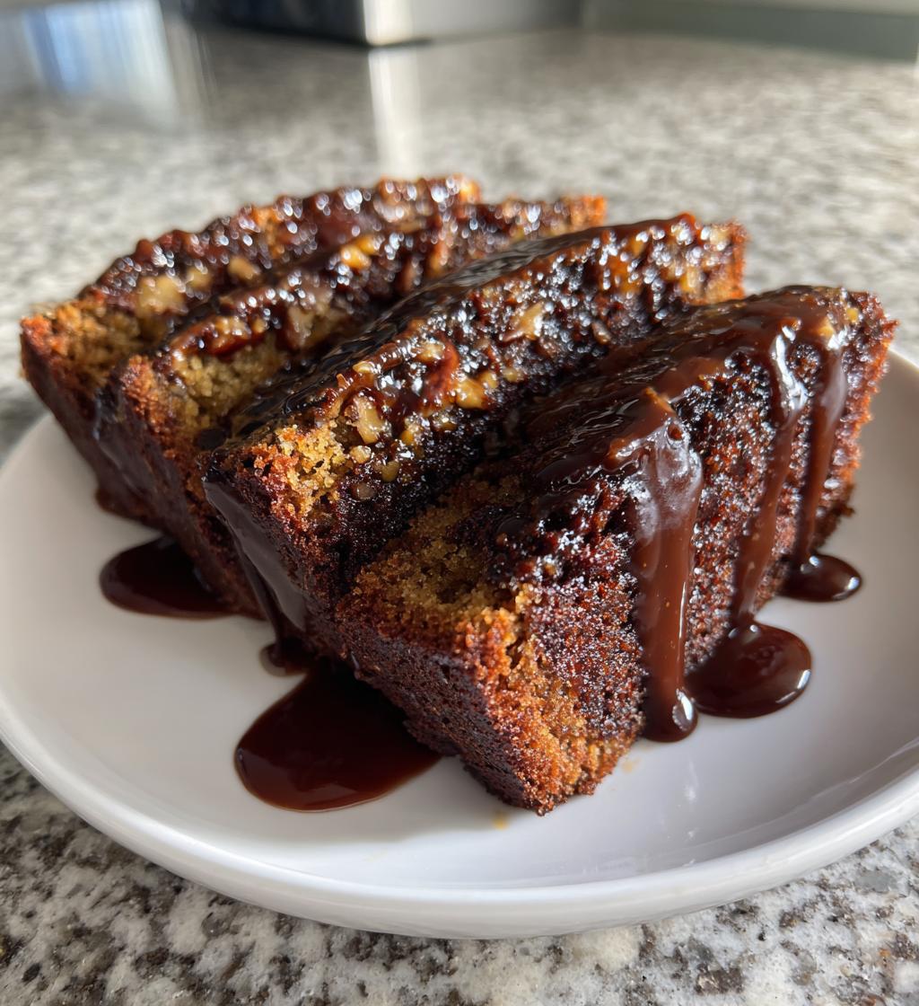 Moist Chocolate Pecan Pound Cake - detail 1