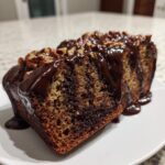 Moist Chocolate Pecan Pound Cake
