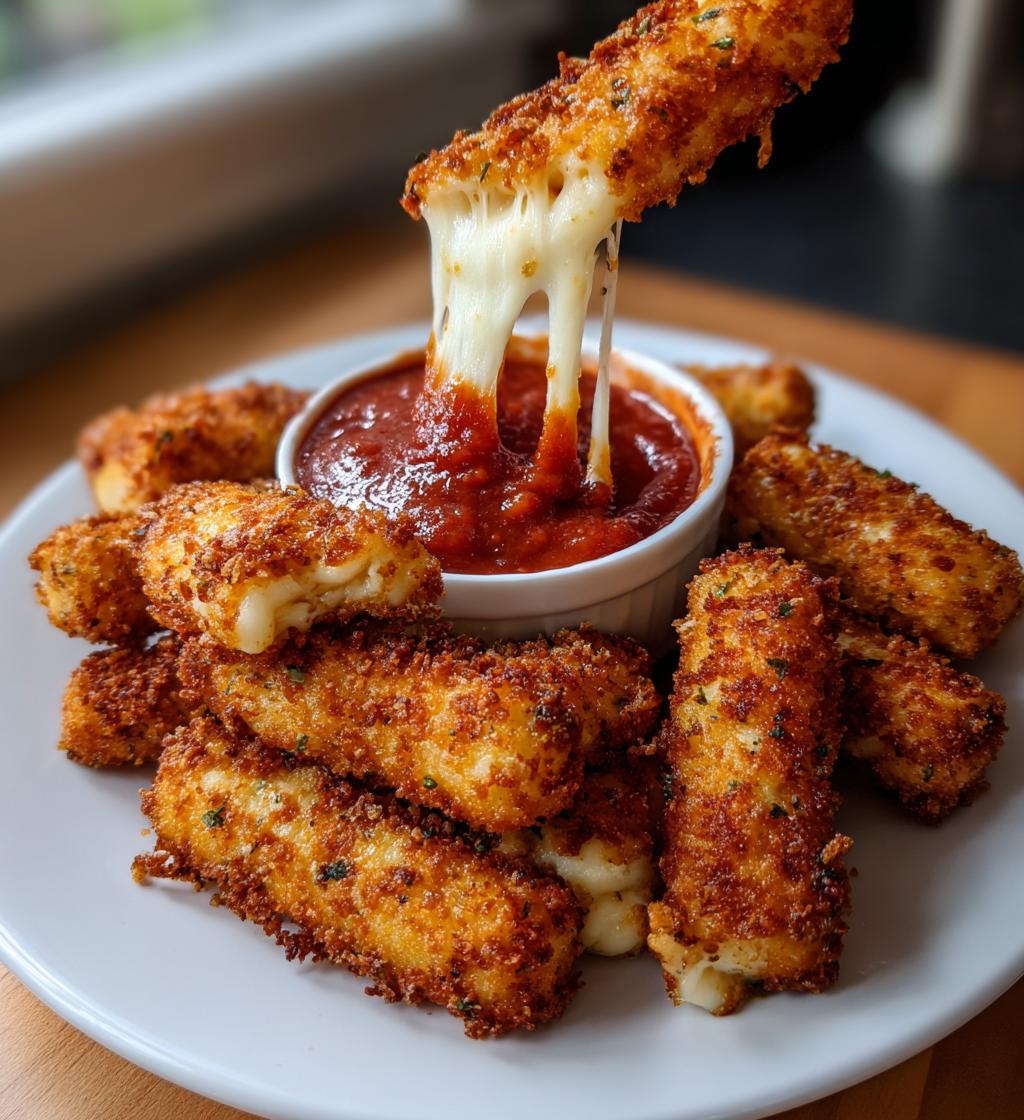 Mozzarella Sticks with Marinara Sauce & Creamy Dip - detail 1