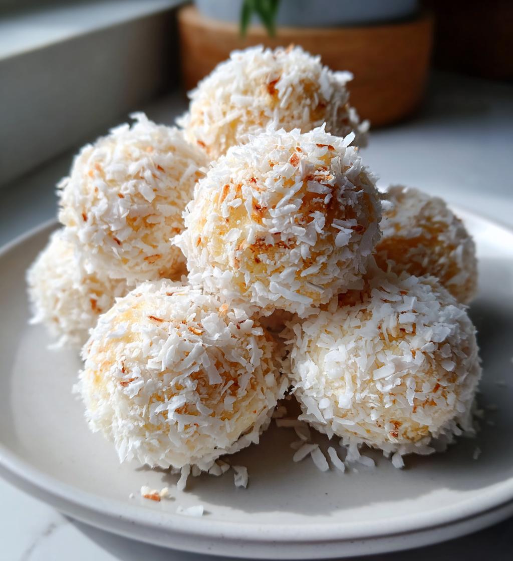 No Bake Coconut Cream Balls - detail 1
