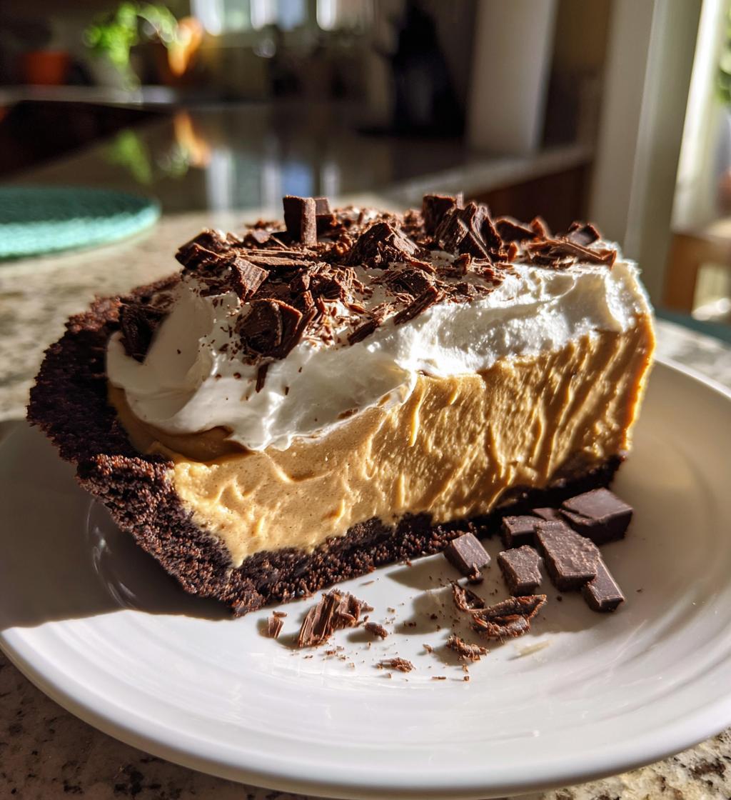 No-Bake Peanut Butter Pie Delight
