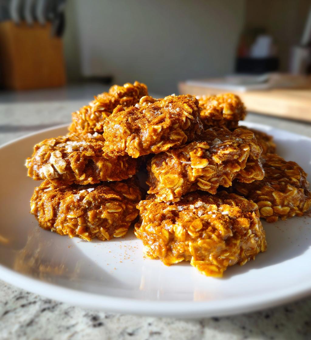 No Bake Pumpkin Spice Cookies - detail 1