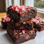 One Bowl Peppermint Brownies