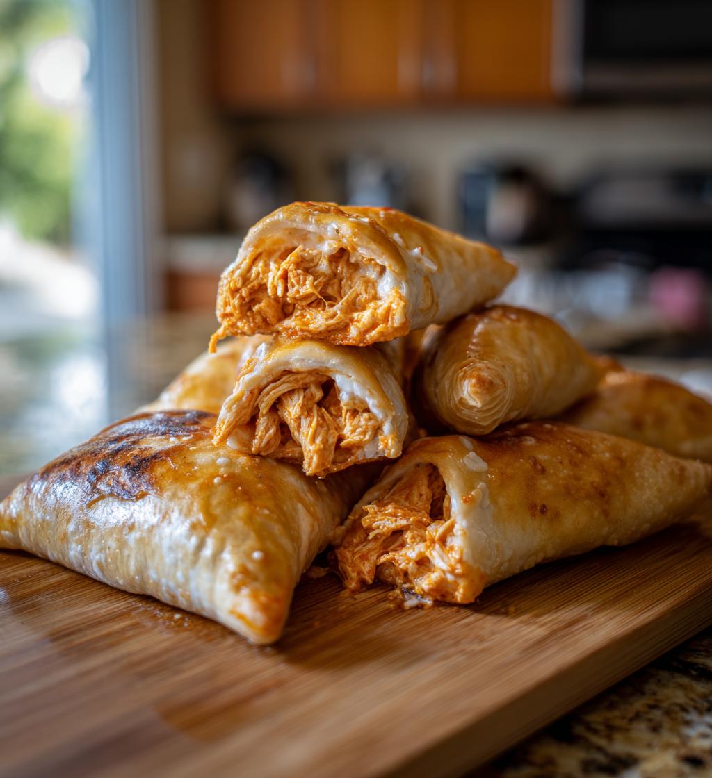 Ooey Gooey Buffalo Chicken Pizza Pockets - detail 1