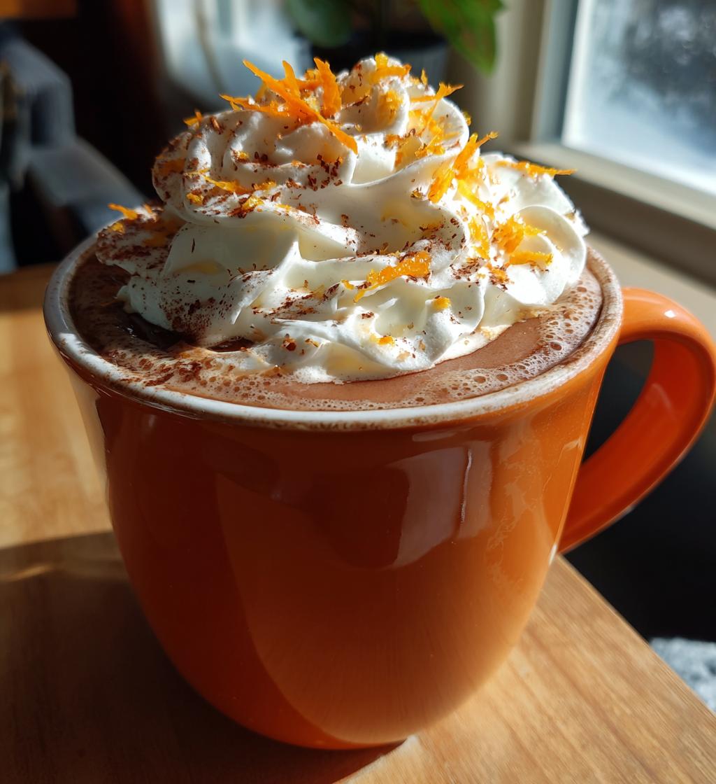Orange Hot Chocolate - detail 1