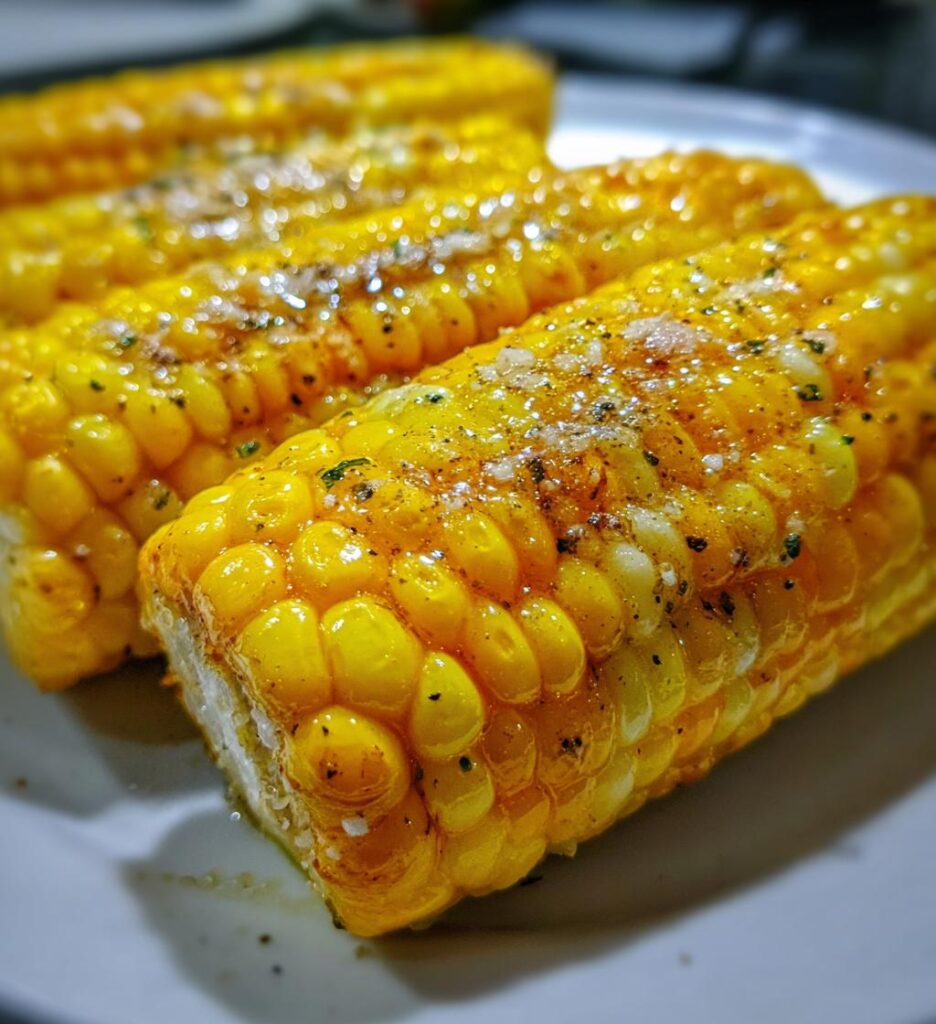 Oven Roasted Corn On The Cob