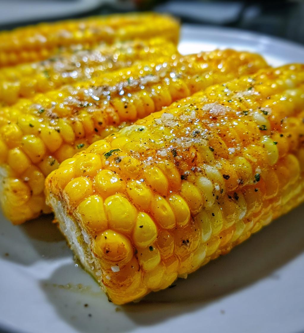 Oven Roasted Corn On The Cob