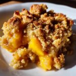 Peach Crumble Crisp