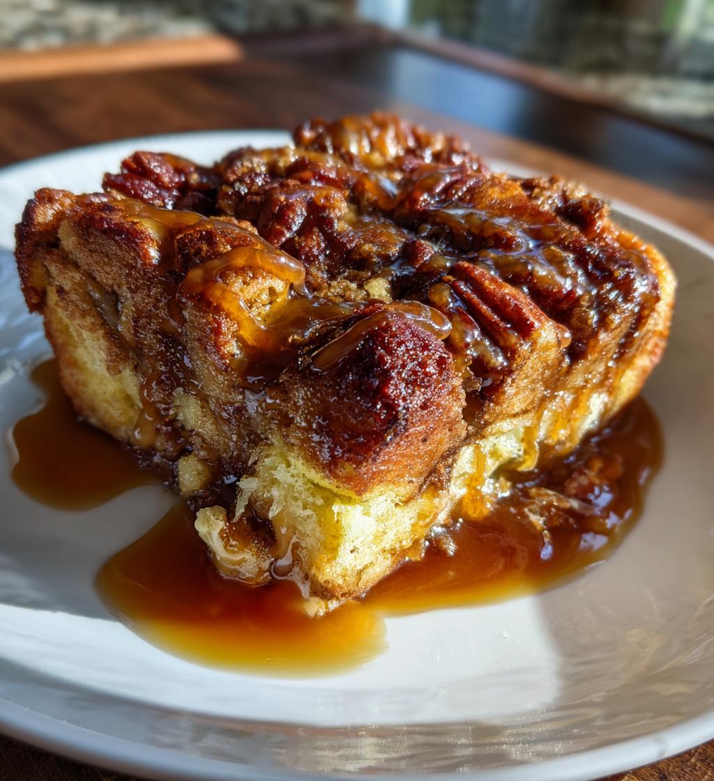 Pecan Pie Bread Pudding - detail 1