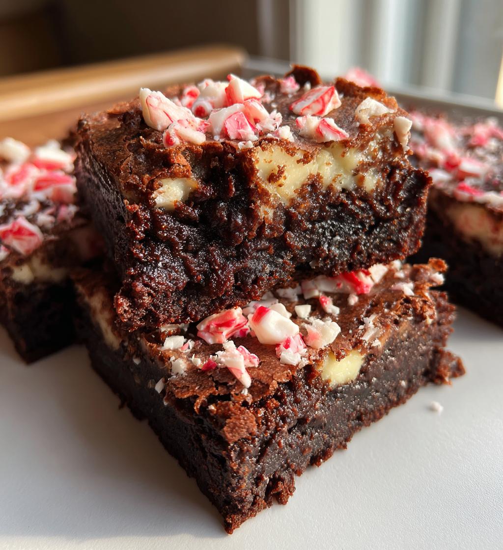 Peppermint Bark Brownies - detail 1