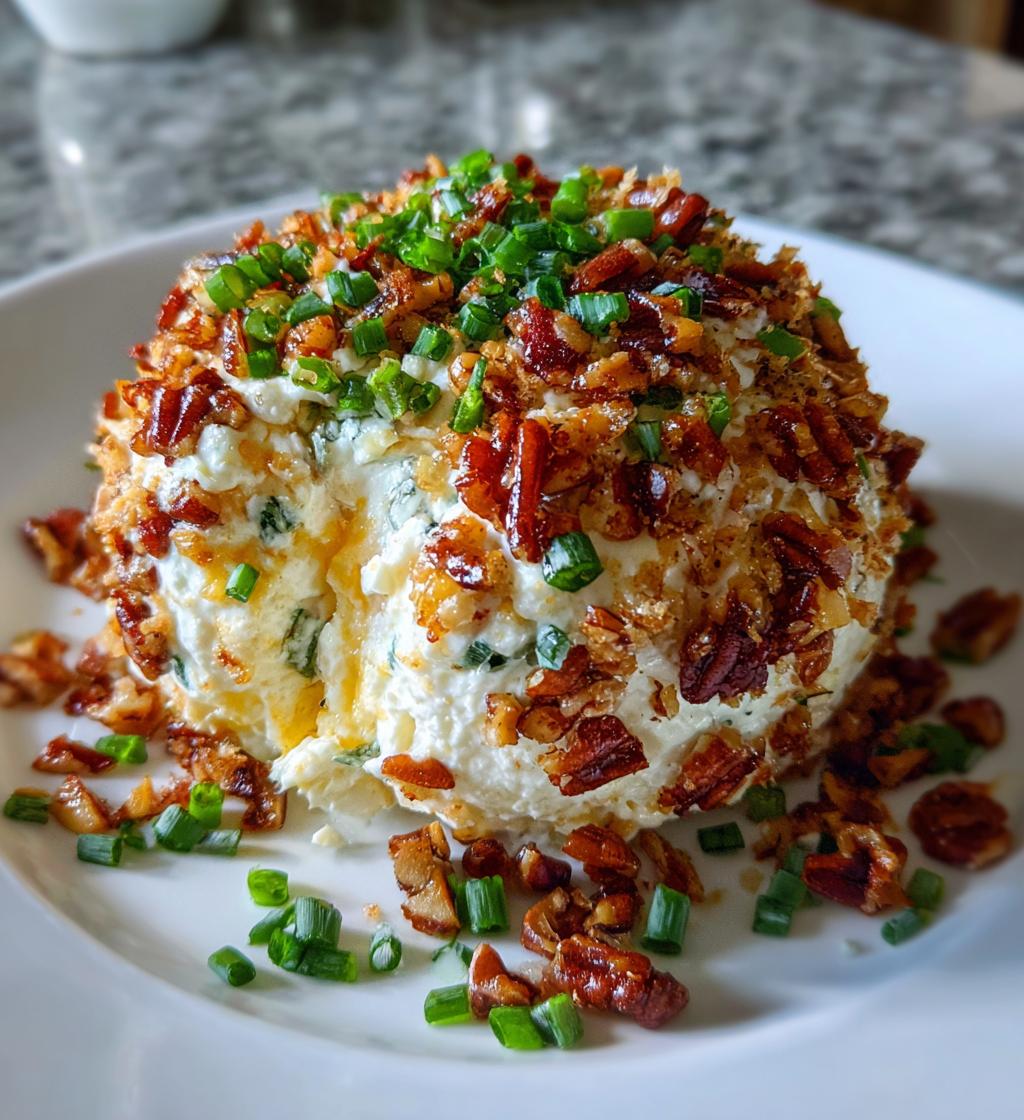 Pineapple Pecan Cheese Ball - detail 1