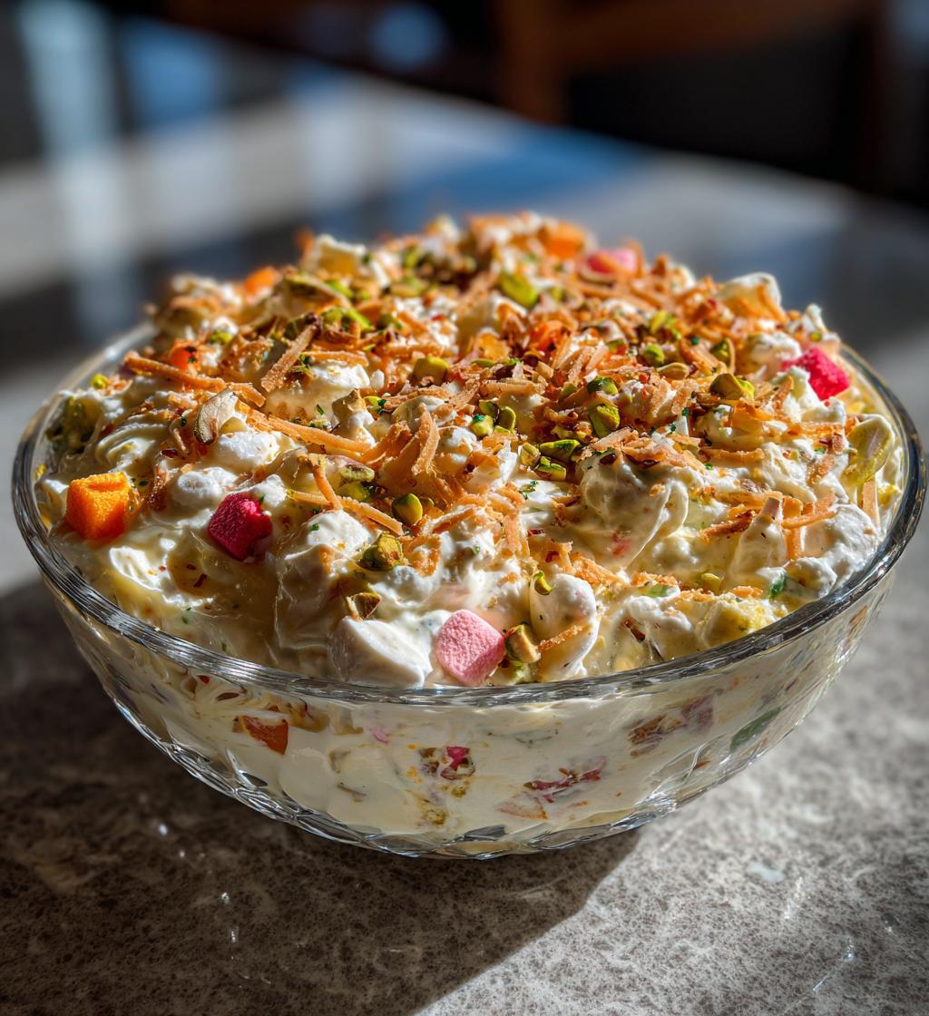 Pistachio Packed Watergate Salad - detail 1