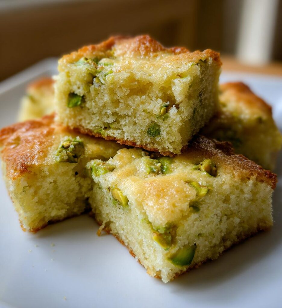 Pistachio Pudding Sugar Cookie Bars
