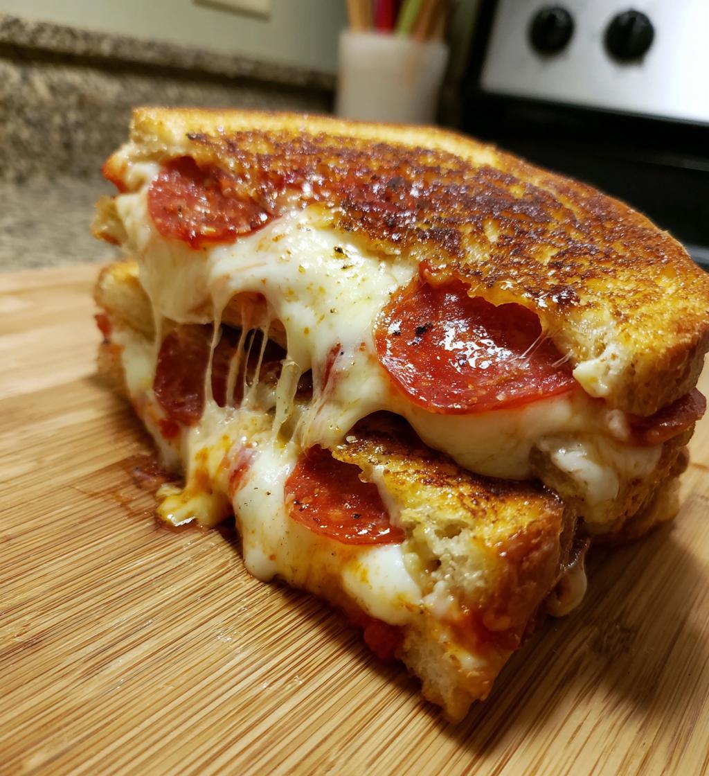 Pizza Grilled Cheese Sandwiches - detail 1