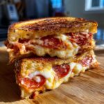 Pizza Grilled Cheese Sandwiches