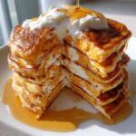 Pumpkin Cottage Cheese Pancakes