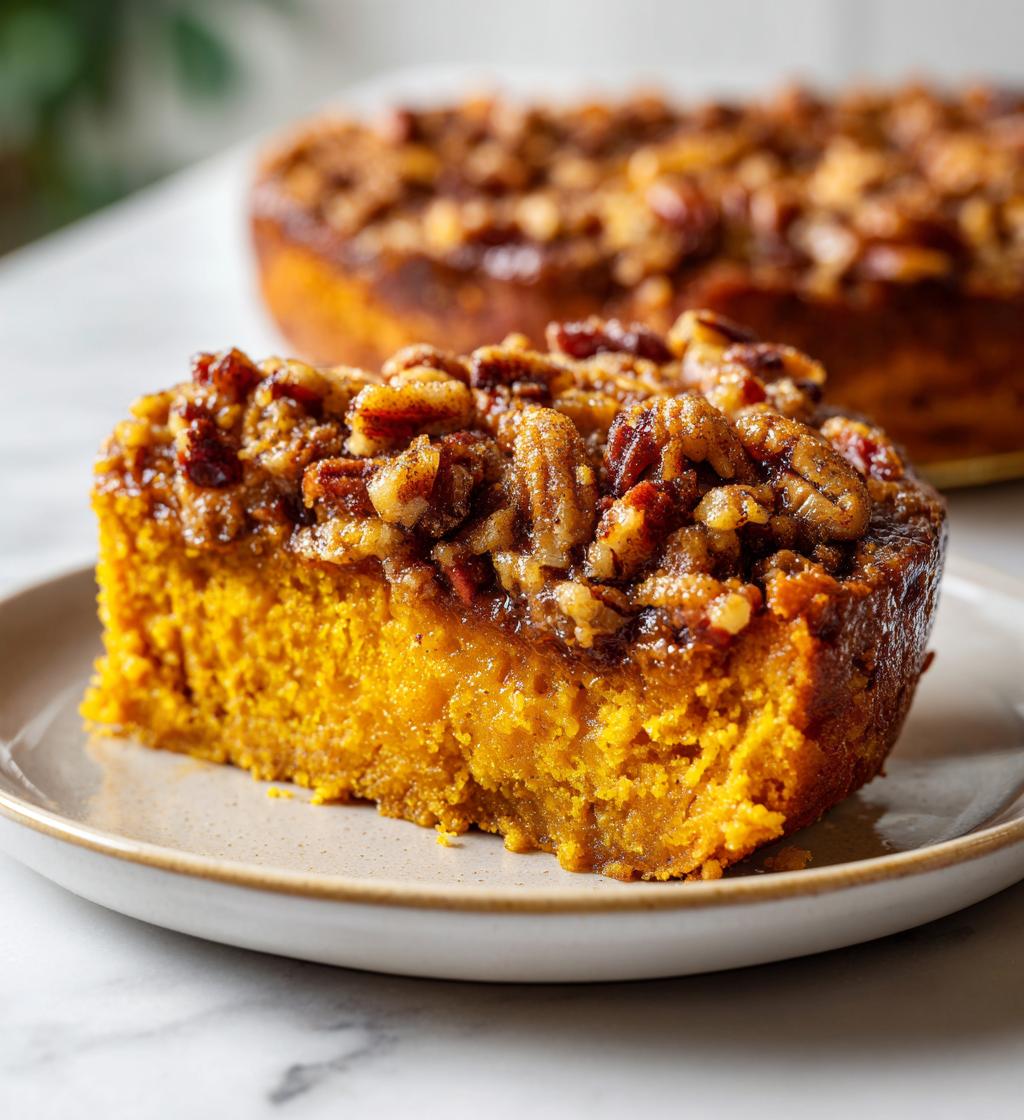 Pumpkin Pecan Cobbler - detail 1