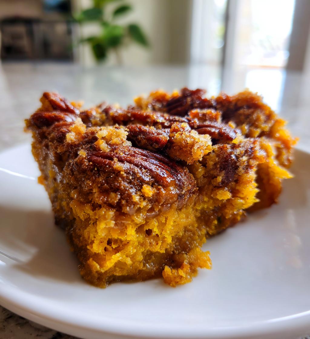 Pumpkin Pecan Cobbler